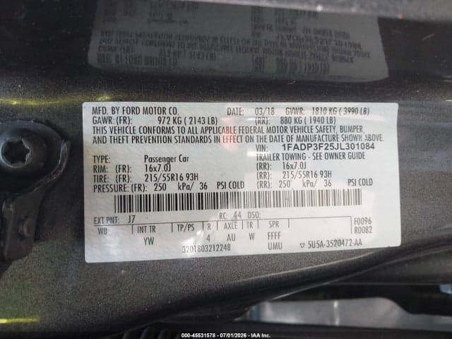 2018 FORD FOCUS SE 9
