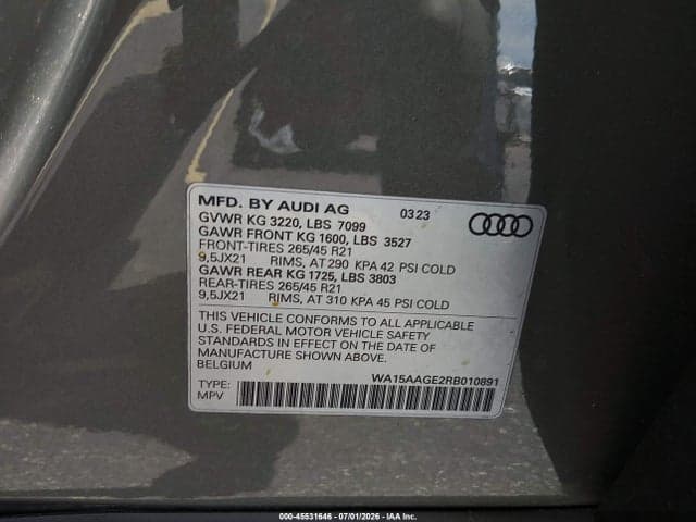 2024 AUDI Q8 E-TRON PREMIUM PLUS QUATTRO 9