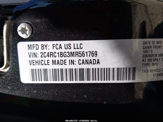 2021 CHRYSLER PACIFICA TOURING L 9