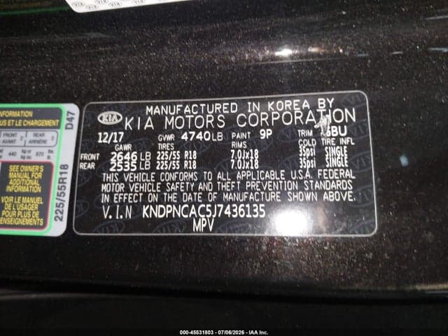 2018 KIA SPORTAGE EX 9