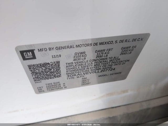 2020 GMC TERRAIN AWD SLT 9