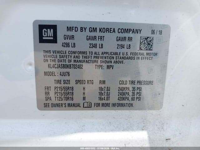 2019 BUICK ENCORE FWD PREFERRED 9