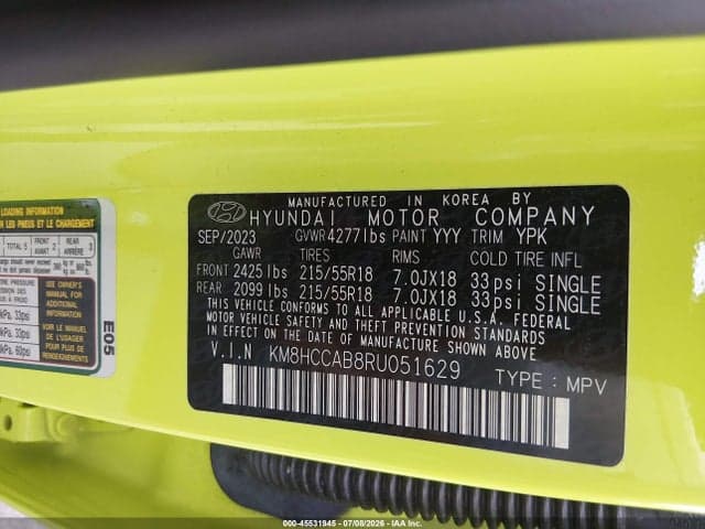 2024 HYUNDAI KONA SEL 9