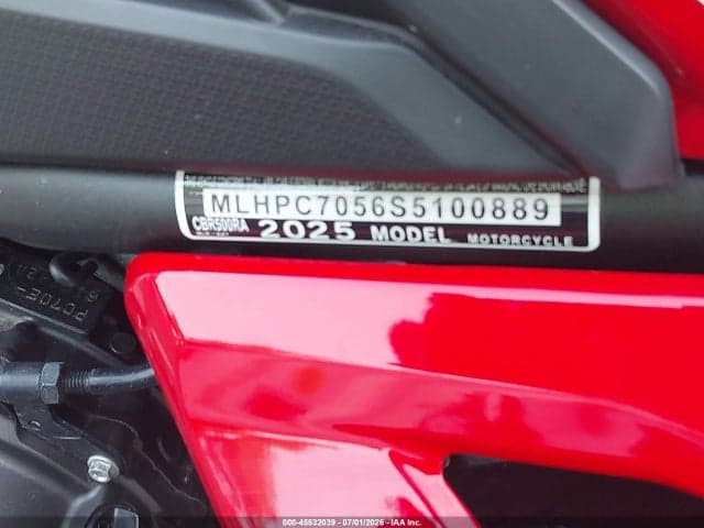 2025 HONDA CBR500 RA 10