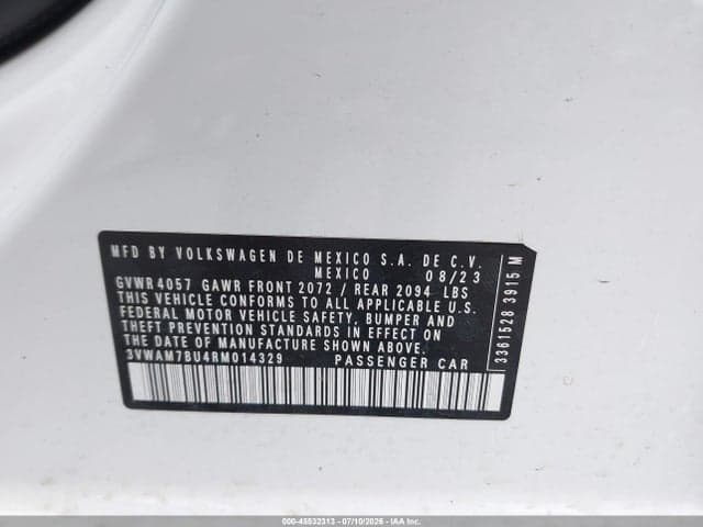 2024 VOLKSWAGEN JETTA 1.5T SPORT 9