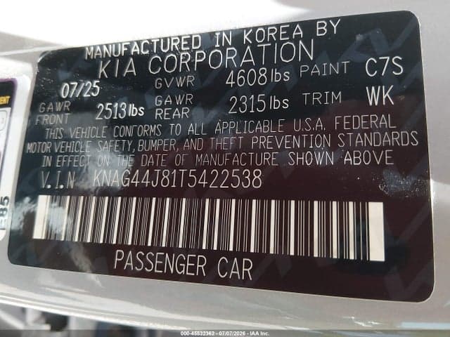 2026 KIA K5 GT 9