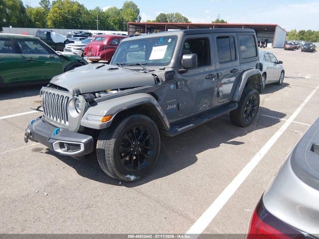 2022 JEEP WRANGLER 4XE UNLIMITED SAHARA 4X4 2