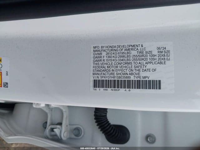 2025 HONDA PILOT ELITE 9