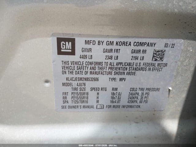 2022 BUICK ENCORE AWD PREFERRED 9