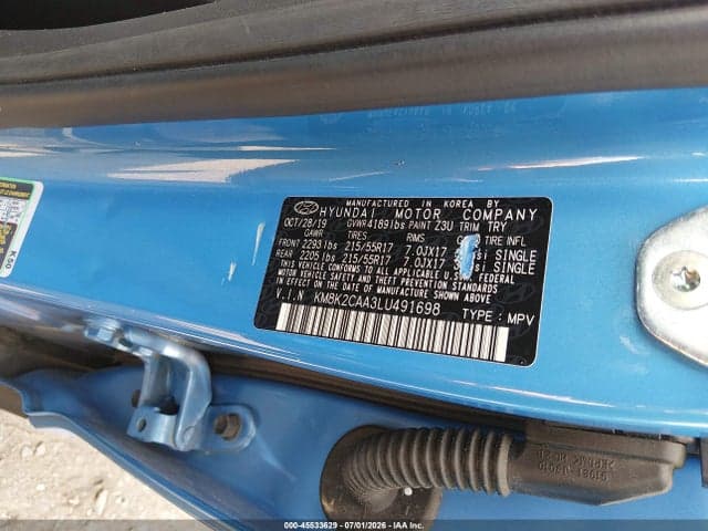 2020 HYUNDAI KONA SEL 9