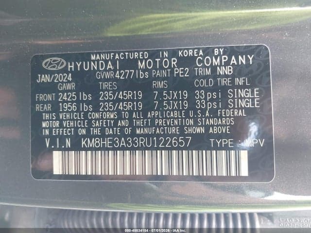 2024 HYUNDAI KONA LIMITED 9