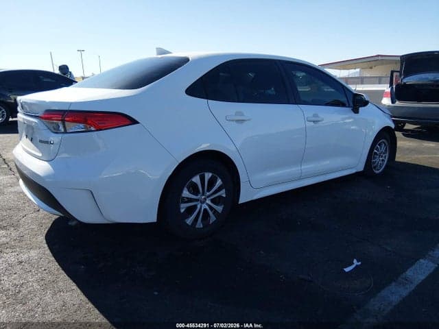 2022 TOYOTA COROLLA HYBRID LE 4