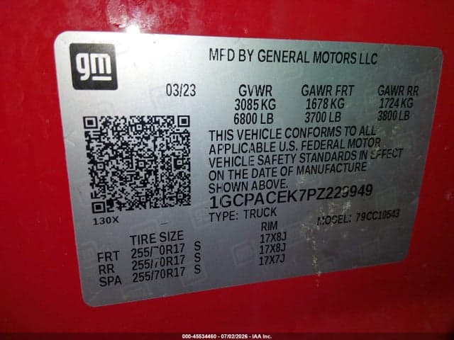 2023 CHEVROLET SILVERADO 1500 2WD SHORT BED LT 9