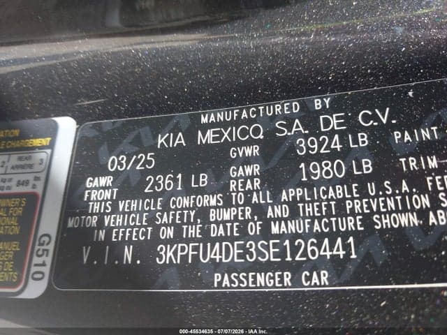 2025 KIA K4 EX 9