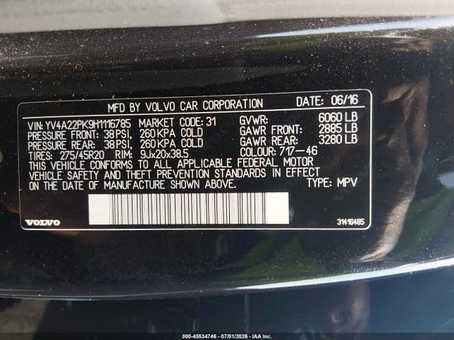 2017 VOLVO XC90 T6 MOMENTUM 10