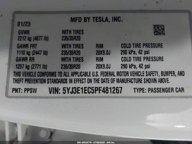 2023 TESLA MODEL 3 PERFORMANCE DUAL MOTOR ALL-WHEEL DRIVE 9