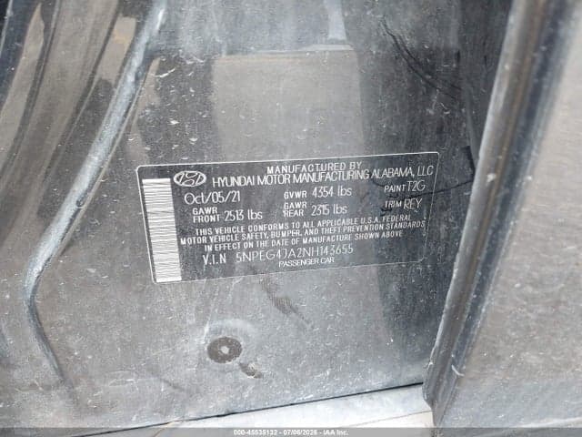 2022 HYUNDAI SONATA SE 9