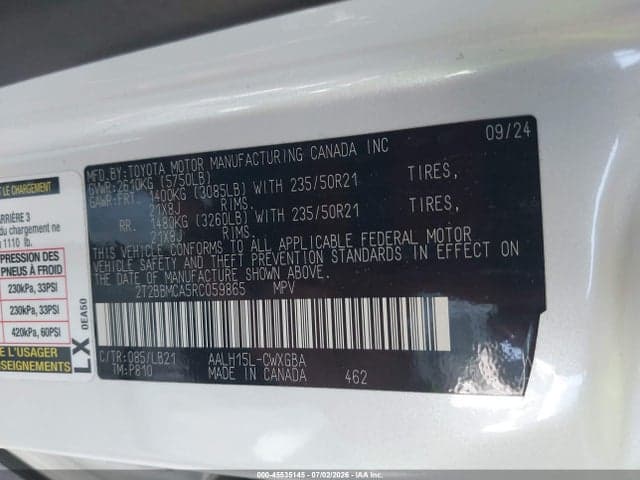 2024 LEXUS RX 350H PREMIUM PLUS 9