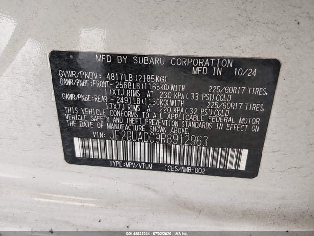 2024 SUBARU CROSSTREK PREMIUM 9