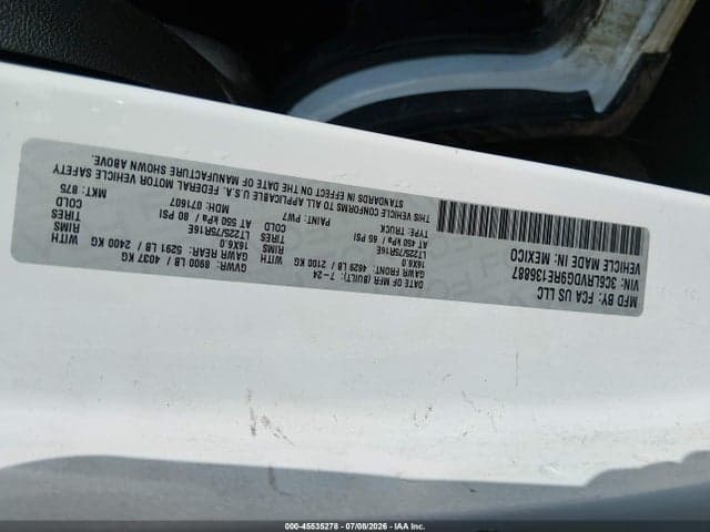2024 RAM PROMASTER 2500 9