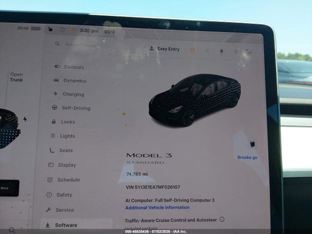 2021 TESLA MODEL 3 STANDARD RANGE PLUS REAR-WHEEL DRIVE 7