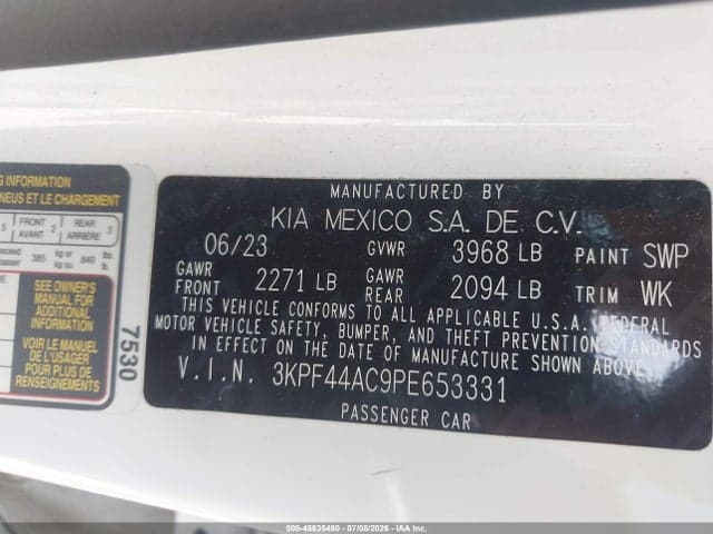 2023 KIA FORTE GT 9
