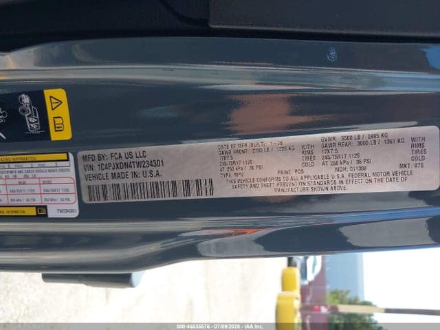 2026 JEEP WRANGLER SPORT S 4X4 9