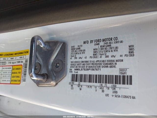2023 FORD TRANSIT CONNECT XL 9