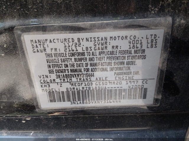 2022 NISSAN SENTRA SR XTRONIC CVT 9