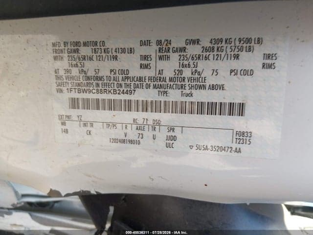 2024 FORD TRANSIT-350 9