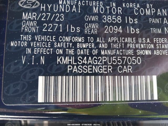 2023 HYUNDAI ELANTRA SEL 9