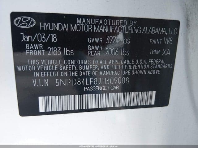 2018 HYUNDAI ELANTRA VALUE EDITION 9