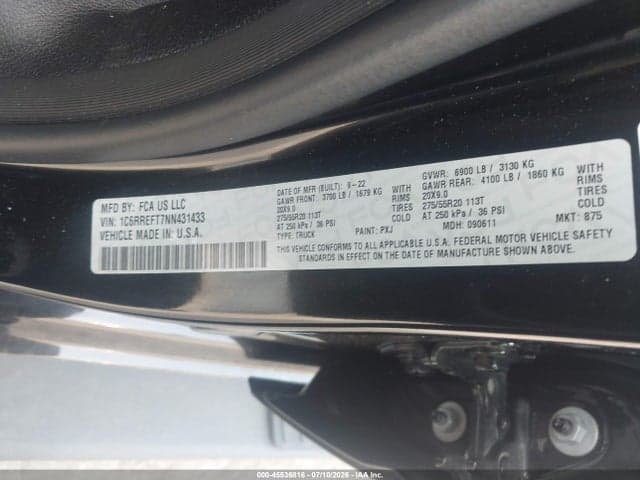 2022 RAM 1500 BIG HORN 4X2 5'7 BOX 9