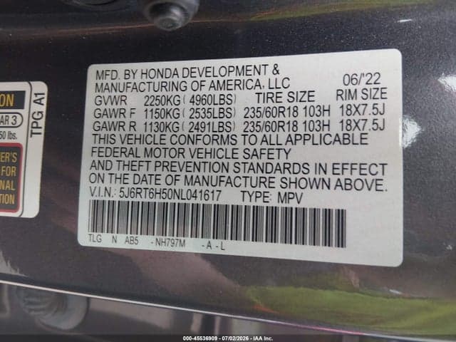 2022 HONDA CR-V HYBRID EX 9