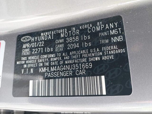 2022 HYUNDAI ELANTRA SEL 9