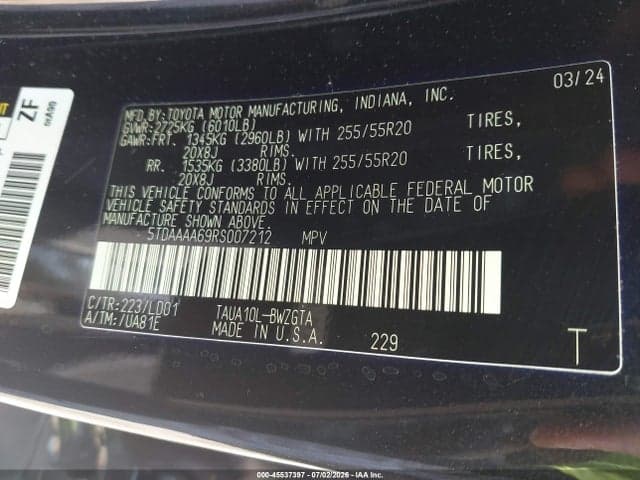 2024 LEXUS TX 350 LUXURY 9