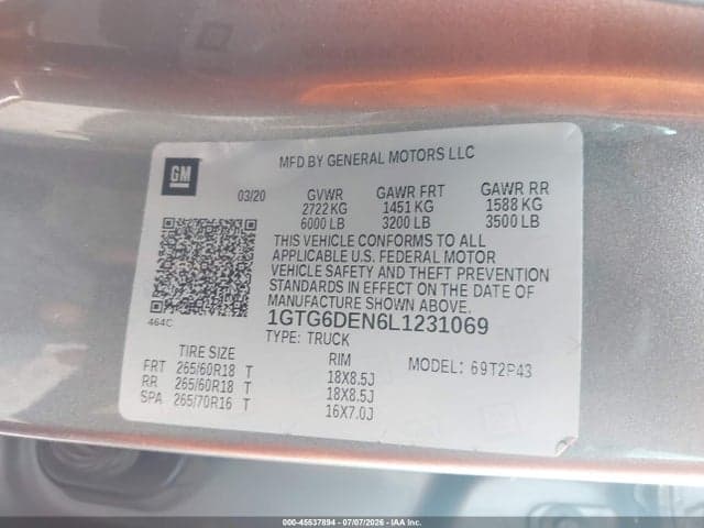 2020 GMC CANYON 4WD SHORT BOX SLT 9