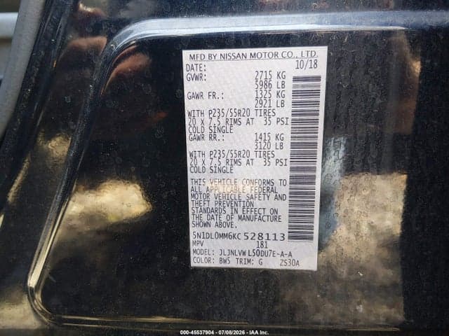 2019 INFINITI QX60 LUXE 9