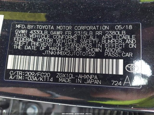 2018 TOYOTA C-HR XLE PREMIUM 9
