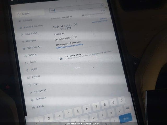 2018 TESLA MODEL X 100D/75D/P100D 18