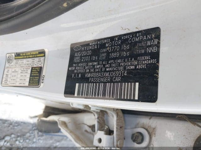 2021 HYUNDAI VENUE SE 9