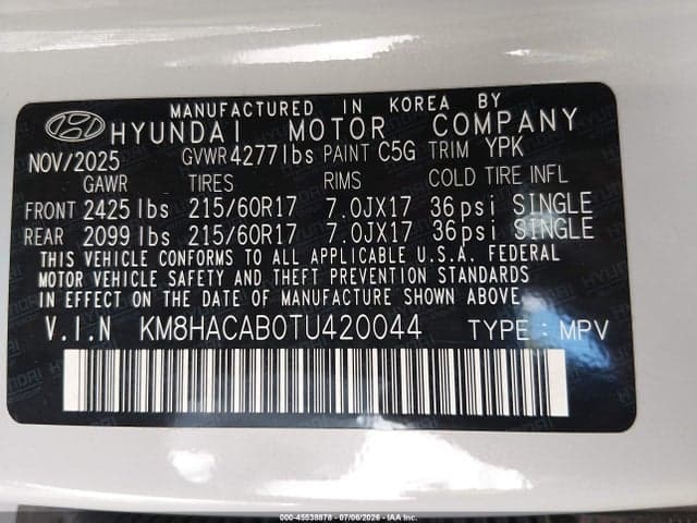 2026 HYUNDAI KONA SE 9