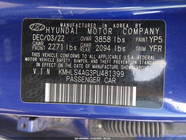 2023 HYUNDAI ELANTRA SEL 9