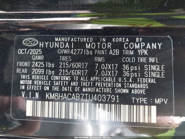 2026 HYUNDAI KONA SE 9