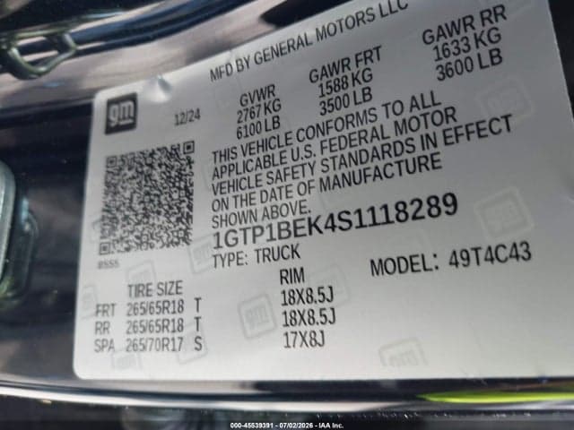 2025 GMC CANYON 2WD ELEVATION 9