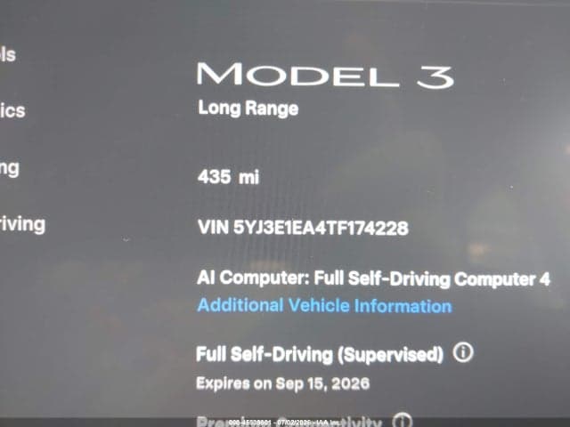 2026 TESLA MODEL 3 PREMIUM REAR-WHEEL DRIVE/REAR-WHEEL DRIVE 13