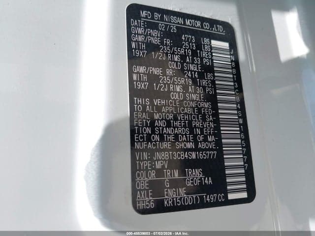 2025 NISSAN ROGUE SL INTELLIGENT AWD 9