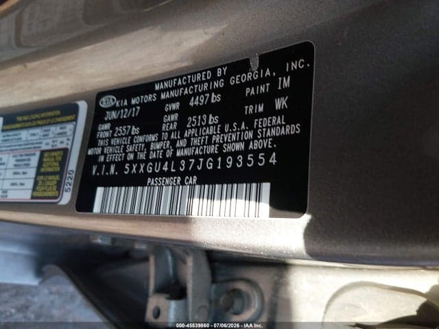 2018 KIA OPTIMA EX 9