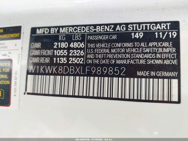 2020 MERCEDES-BENZ C 300 9