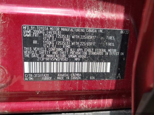 2023 TOYOTA RAV4 XLE 9